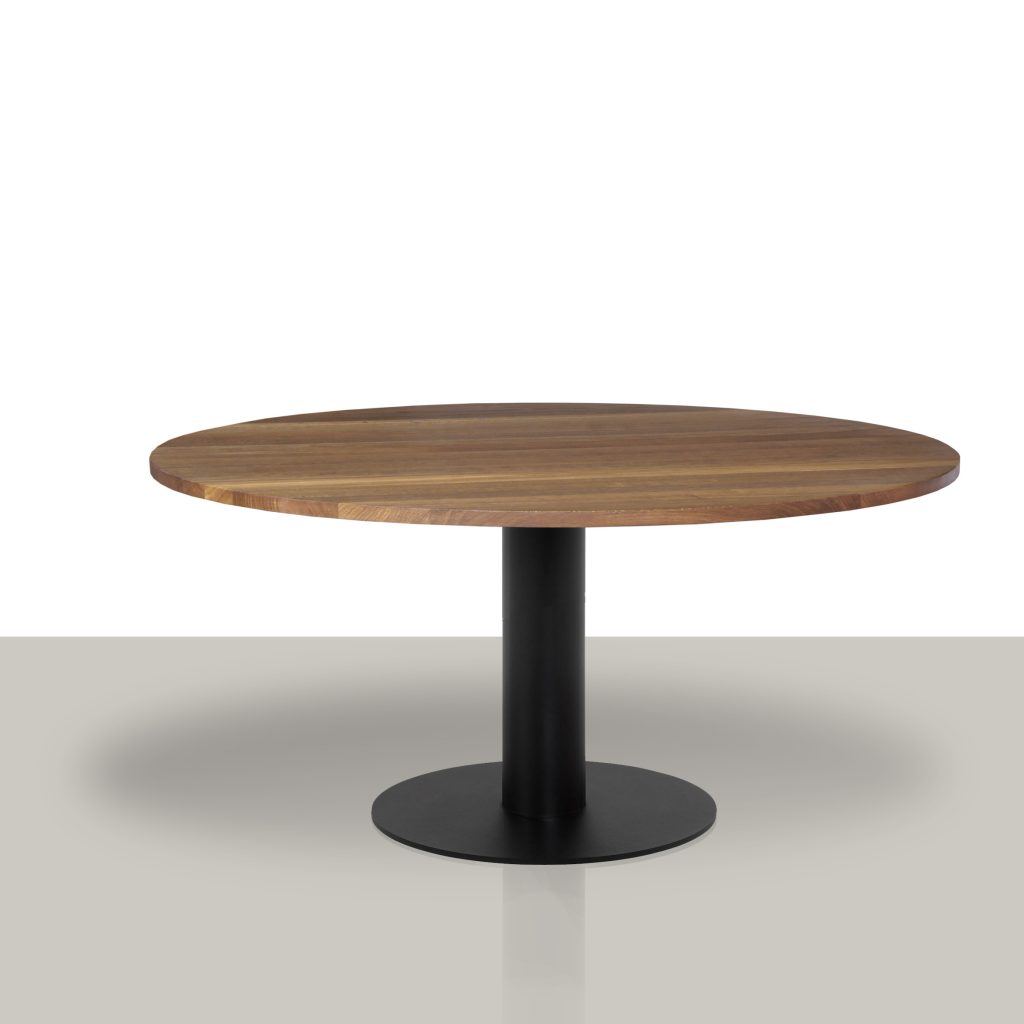 Op zoek een ronde eettafel? dan onze ronde tafel Carob!