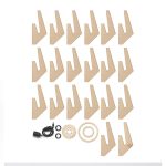 Onderdelen Spotnik Vloerlamp van karton