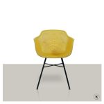 eetkamerstoel-indy-kick-geel-zwart-voorkant
