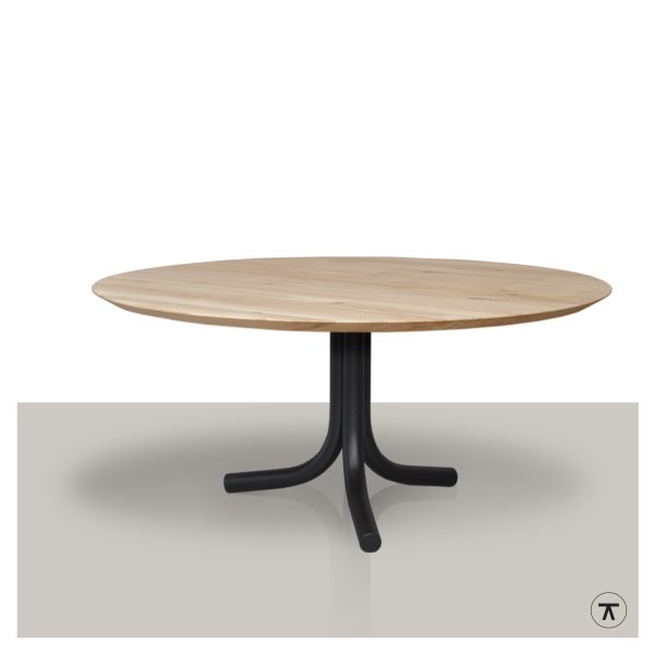 ronde-eettafel-eikenhout-middenpoot-4-metalen-buizen