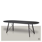 Depth-zwarte-plat-ovale-eiken-eettafel-met-metalen-onderstel-met-draadelementen