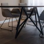 ovale tafel Airplane close-up onderstel