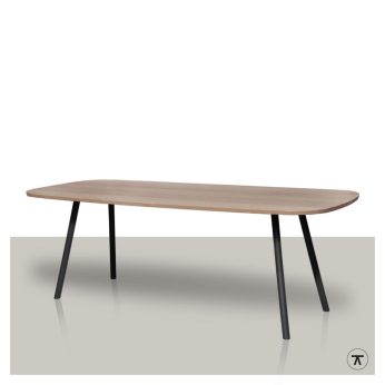 Quatro-Deens-Ovale-eettafel-met-ronde-poot-blank