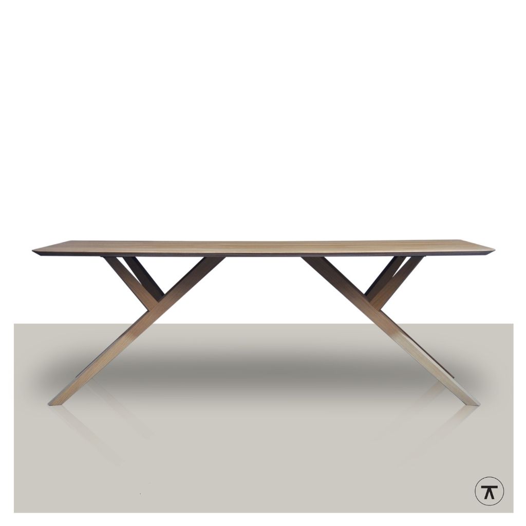 eettafel Triangle met onderstel - Van Tafel