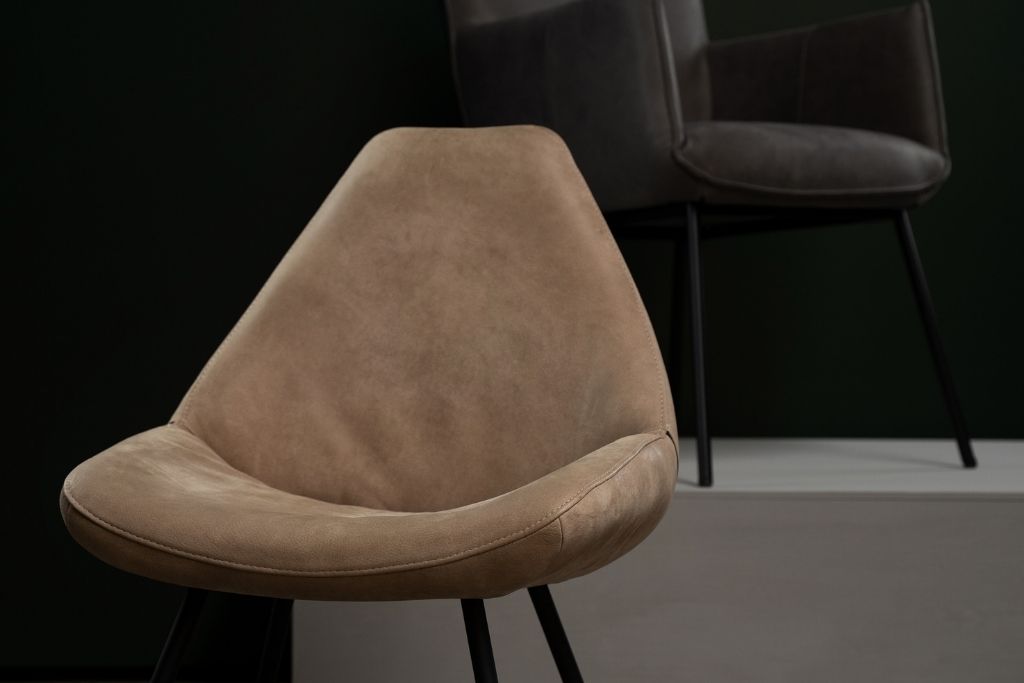 Eetkamerstel leer Van Tafel