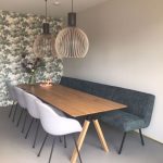 Stoffen eetkamerbank Matheo