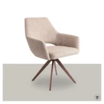 Stoel Yanai - bruin-onderstel