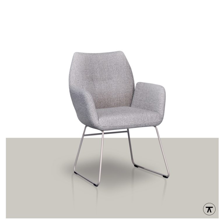 Stoel Danie lichtgrijs