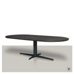 Eettafel Flam met metalen middenpoot