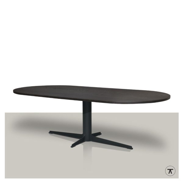 Plat ovale tafel Flam