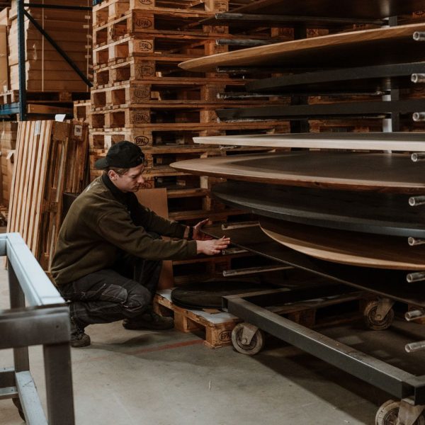 Fins ovale tafel Wood