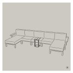 Royaal loungebank 3 zits