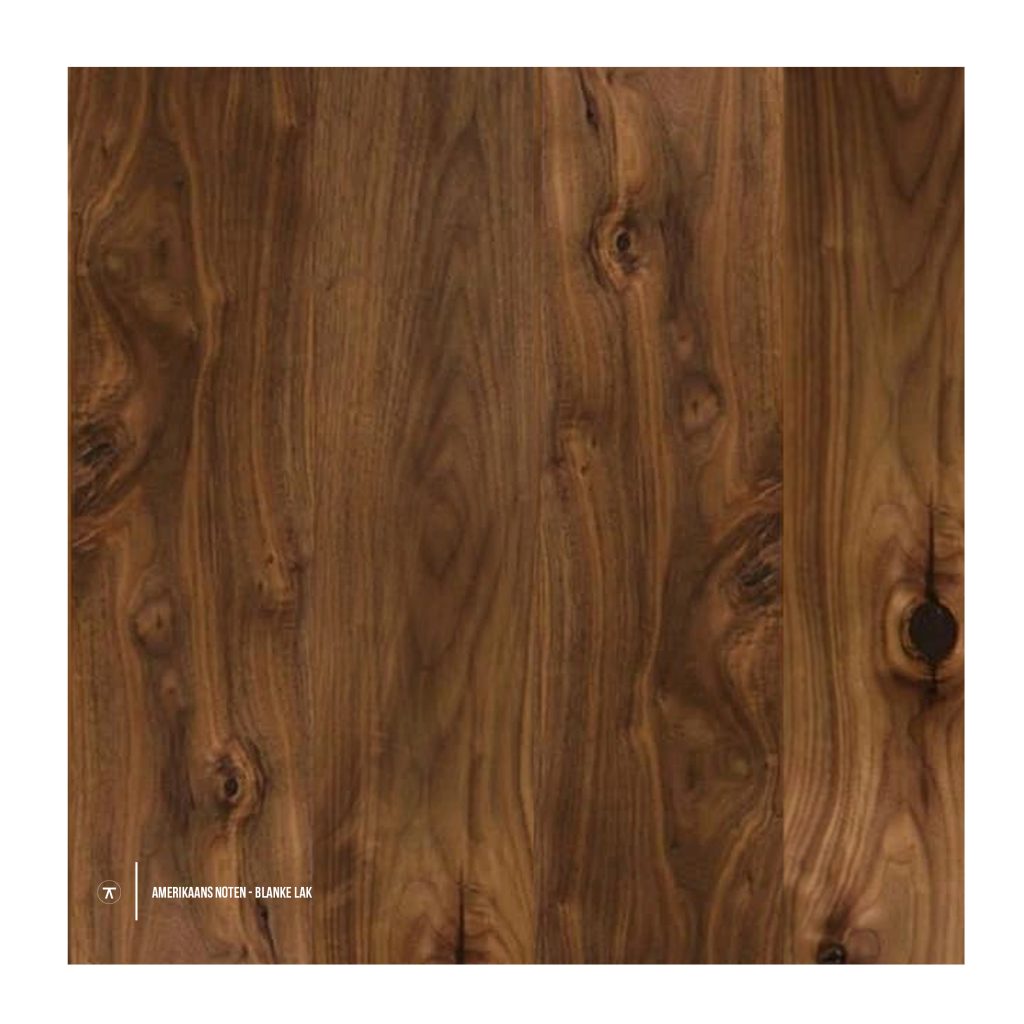 Amerikaans noten Blanke lak