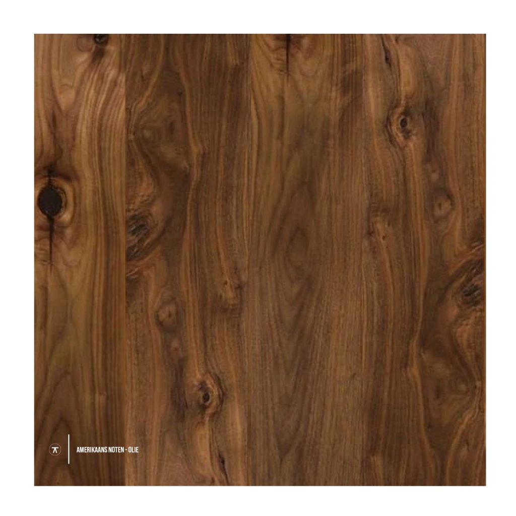 Kleurstaal notenhout olie