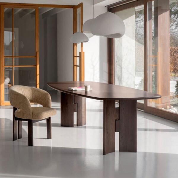 Fins ovale tafel Pasha (Wang)
