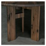 Houten 3poot onderstel Fins ovale tafel Tilt