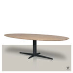 Ovale tafel Bird onderstel