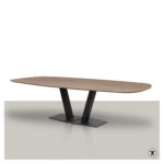 Fins ovale tafel Hart