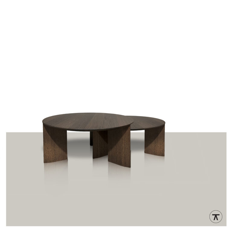 Ronde salontafels Leo in 2 verschillende maten