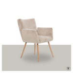 Stoel Mingo in suède