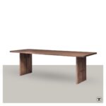 Rechthoekige eettafel Bourbon