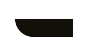 Randafwerking tafelblad Half rond