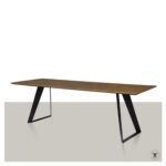 Rechthoekige tafel Hoorn