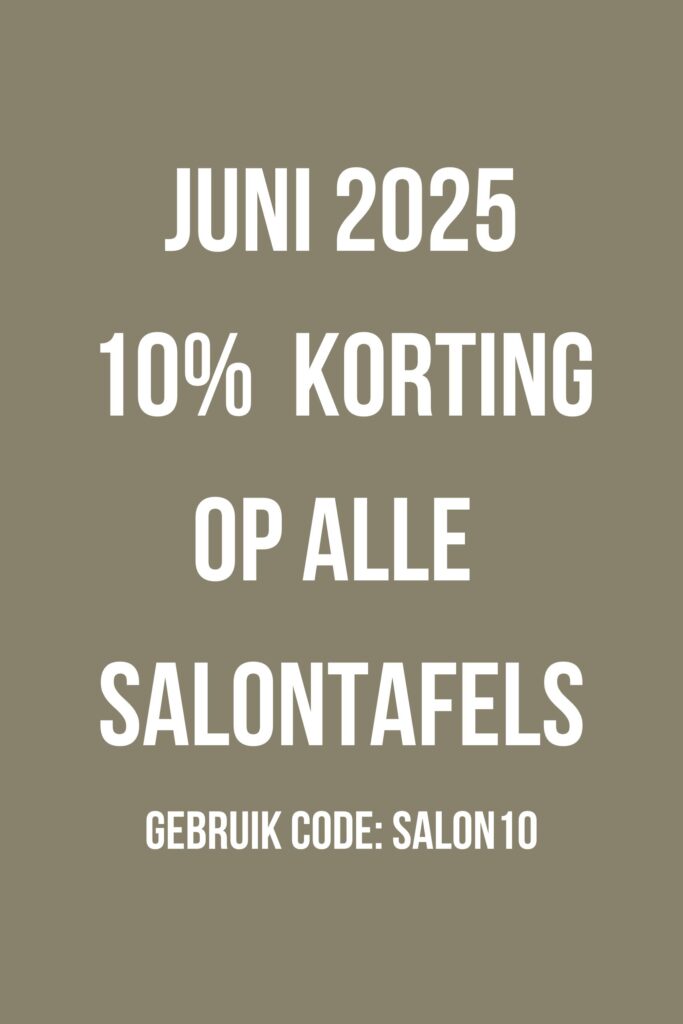 In Juni 10% korting op alle salontafels