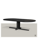 Plat ovale tafel Ruez