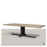 Rechthoekige tafel Rutz