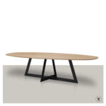 Fins ovale tafel Buurse