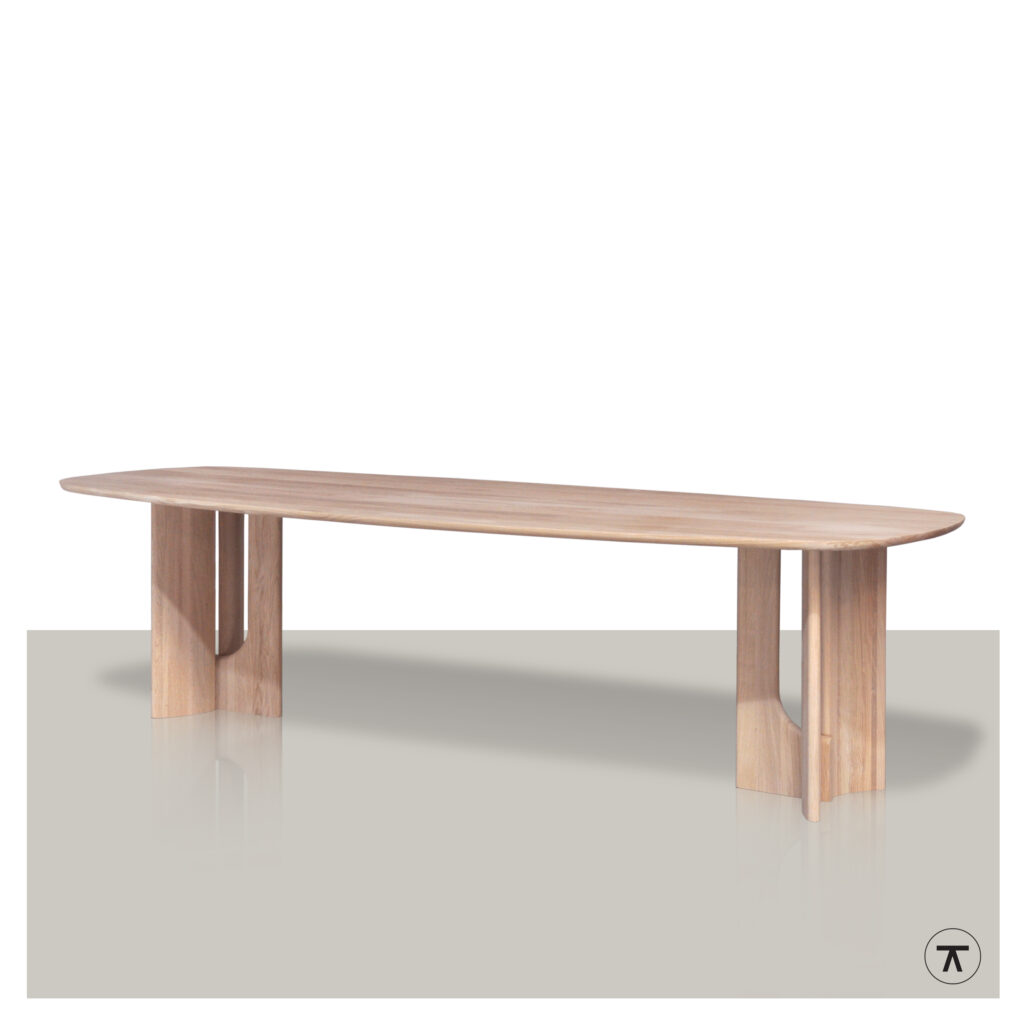 Fins ovale tafel Hannah