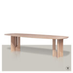 Fins ovale tafel Hannah