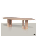 Ovale tafel Weimar