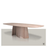 Deens ovale tafel Vorbano