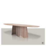 Plat ovale tafel Vorbis