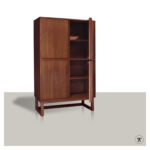 Buffetkast Groove met 4 deuren waarvan er 2 open staan