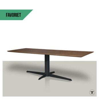 Rechthoekige tafel Birdie met label FAVORIET