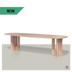 Deens ovale tafel Dada met label NIEUW