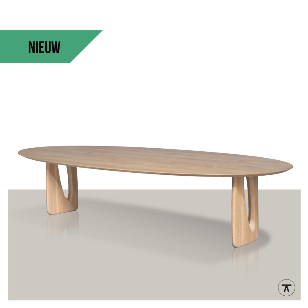 Nieuw! Ovale tafel Balluno