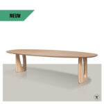 Nieuw! Fins ovale tafel Balung
