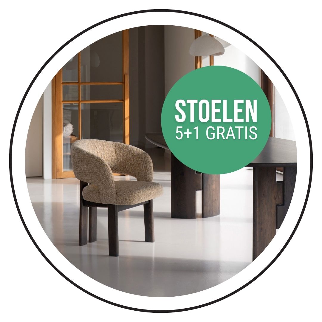 Eetkamerstoel Mar luxe stoel met houten poot