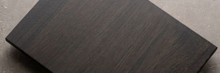 Houten kleurstaal eikenhout in kleur Antraciet