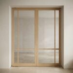 Dubbele houten deuren Pont